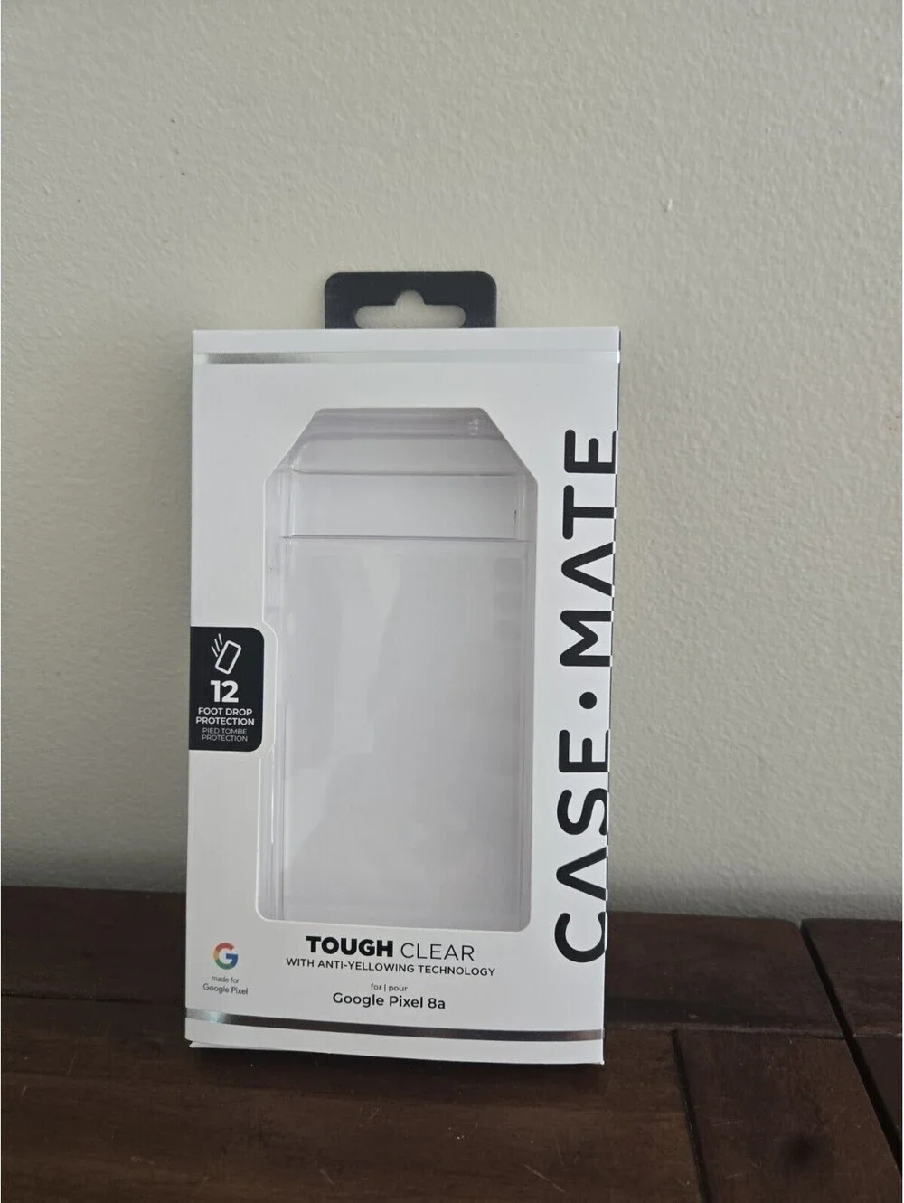 Case-Mate Protection Case Tough Anti Yellow Google Pixel 8a - Clear